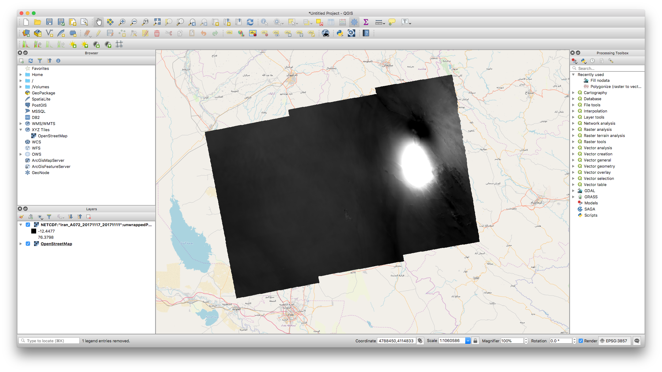 ARIA | QGIS and ArcGIS